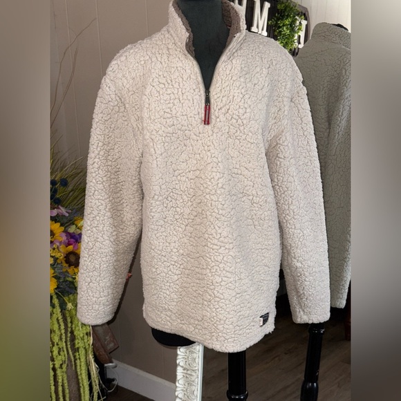 Southern Marsh • Appalachian Pile Fleece 1/4 Zip Pullover Sweater - Picture 15 of 15